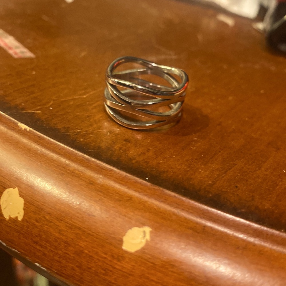 Silver multilayer ring, bought at kohl’s